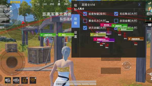 pubg地铁国际服《荔枝》辅助更新人物飞天功能版本